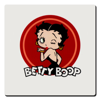 Betty Boop kiss, Τετράγωνο μαγνητάκι ξύλινο 6x6cm