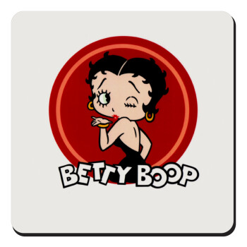 Betty Boop kiss, Τετράγωνο μαγνητάκι ξύλινο 9x9cm