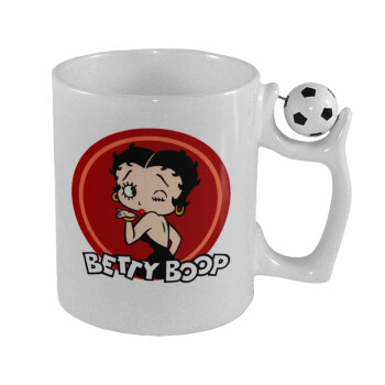Betty Boop kiss, Κούπα με μπάλα ποδασφαίρου , 330ml