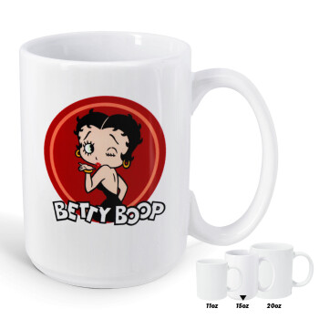 Betty Boop kiss, Κούπα Mega, κεραμική, 450ml
