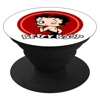 Betty Boop kiss, Phone Holders Stand  Black Hand-held Mobile Phone Holder
