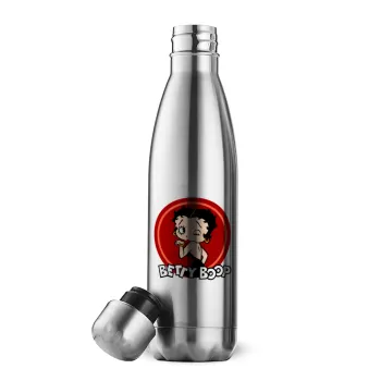 Betty Boop kiss, Inox (Stainless steel) double-walled metal mug, 500ml