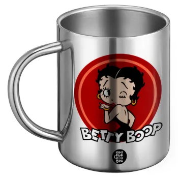 Betty Boop kiss, BIG Mug Stainless steel double wall (450ml)