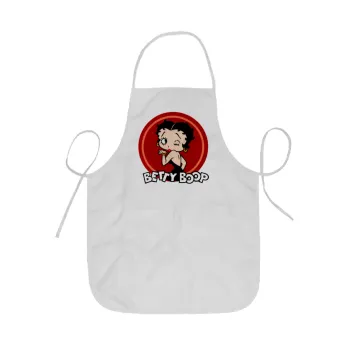 Betty Boop kiss, Ποδιά Σεφ ολόσωμη κοντή  Παιδική (44x62cm)