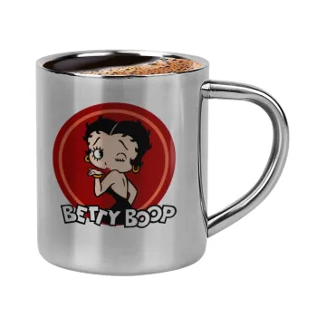 Betty Boop kiss, Double-wall metal cup for espresso (220ml)
