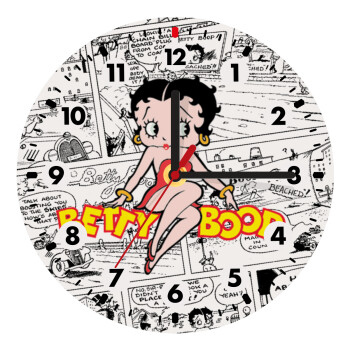 Betty Boop, Ρολόι τοίχου ξύλινο (20cm)