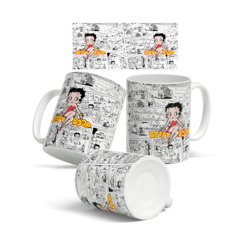 Betty Boop, Ceramic coffee mug, 330ml (1pcs)