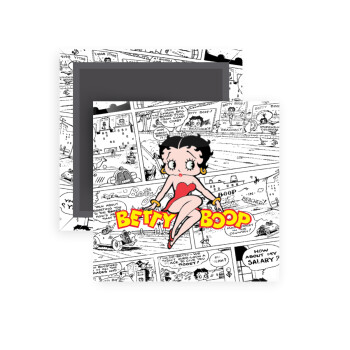 Betty Boop, Μαγνητάκι ψυγείου τετράγωνο διάστασης 5x5cm