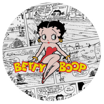 Betty Boop, Mousepad Στρογγυλό 20cm