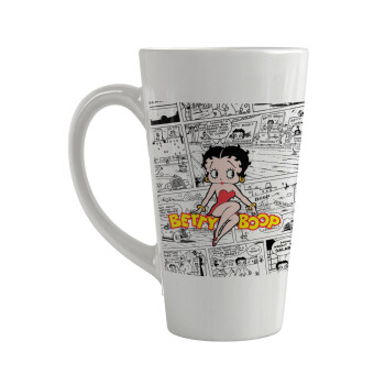 Betty Boop, Κούπα κωνική Latte Μεγάλη, κεραμική, 450ml