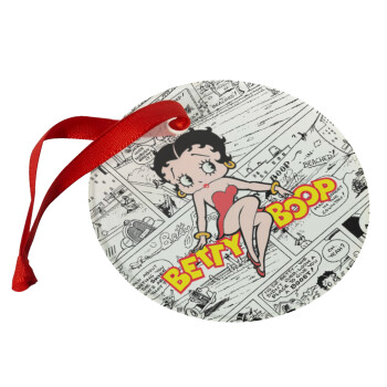 Betty Boop, Στολίδι Χριστουγεννιάτικο στολίδι γυάλινο 9cm