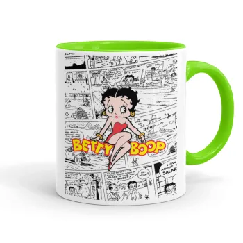Betty Boop, Κούπα χρωματιστή βεραμάν, κεραμική, 330ml