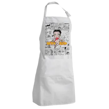 Betty Boop, Adult Chef Apron (with sliders and 2 pockets)