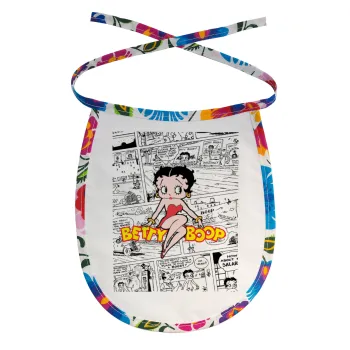 Betty Boop, Σαλιάρα μωρού αλέκιαστη με κορδόνι Χρωματιστή