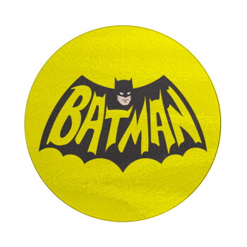 Batman classic logo, Επιφάνεια κοπής γυάλινη στρογγυλή (30cm)
