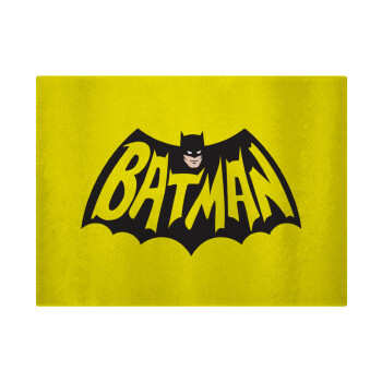 Batman classic logo, Επιφάνεια κοπής γυάλινη (38x28cm)