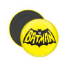 Batman classic logo, Μαγνητάκι ψυγείου στρογγυλό διάστασης 5cm