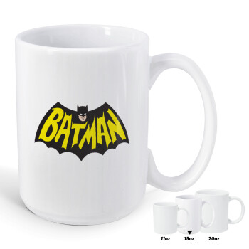 Batman classic logo, Κούπα Mega, κεραμική, 450ml