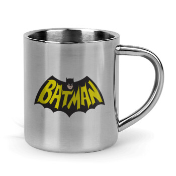 Batman classic logo, Mug Stainless steel double wall 300ml