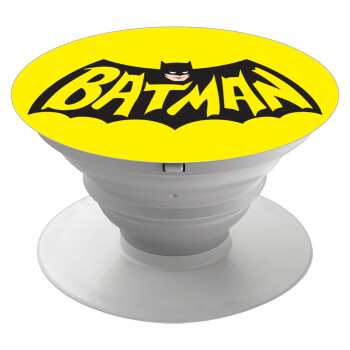 Batman classic logo, Phone Holders Stand  Λευκό Βάση Στήριξης Κινητού στο Χέρι