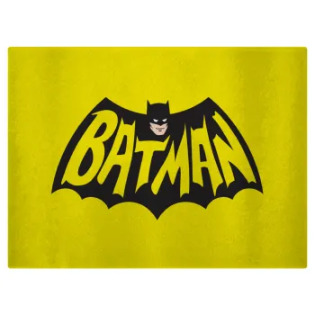 Batman classic logo, Επιφάνεια κοπής γυάλινη (38x28cm)