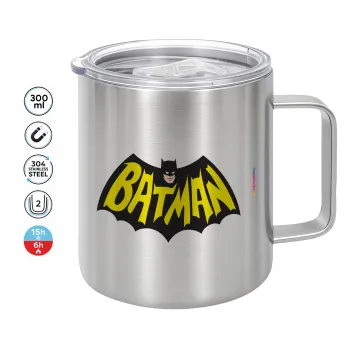 Batman classic logo, Κούπα Ανοξείδωτη διπλού τοιχώματος 300ml
