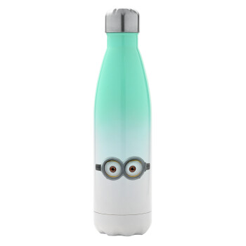 Minions, Metal mug thermos Green/White (Stainless steel), double wall, 500ml