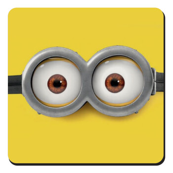 Minions, Τετράγωνο μαγνητάκι ξύλινο 9x9cm