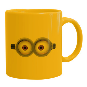 Minions, Ceramic coffee mug yellow, 330ml (1pcs)