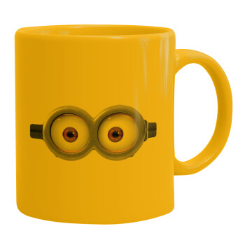 Minions, Ceramic coffee mug yellow, 330ml