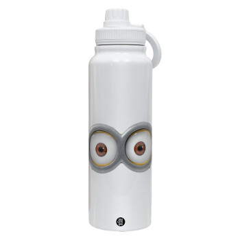 Minions, 1L Stainless Steel Thermal Bottle with Phone Holder & Double Wall Insulation