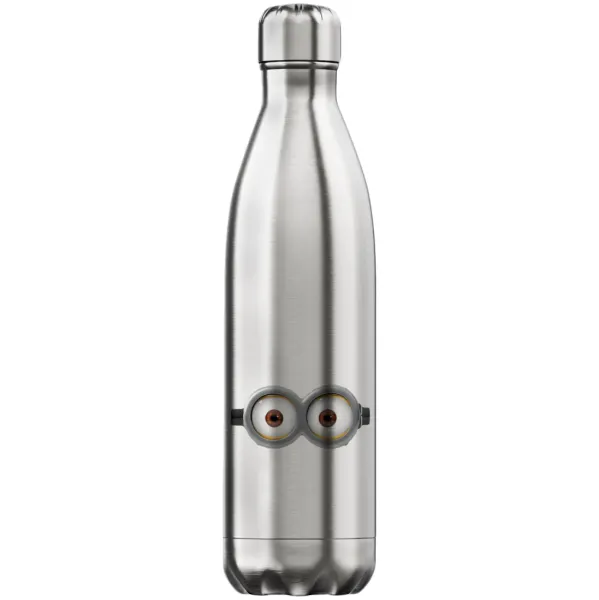Minions — Inox (Stainless steel) hot metal mug, double wall, 750ml