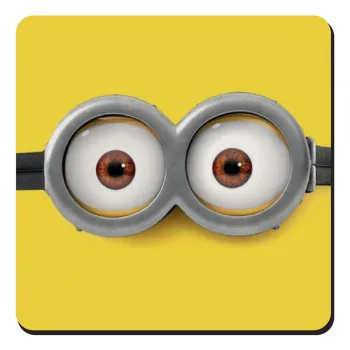 Minions, Τετράγωνο μαγνητάκι ξύλινο 9x9cm