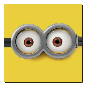 Minions, Τετράγωνο μαγνητάκι ξύλινο 6x6cm