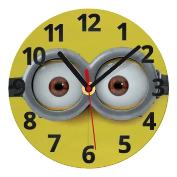 Minions, Ρολόι τοίχου γυάλινο (20cm)