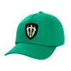 Children's Baseball Cap, 100% Cotton Twill, Green (COTTON, CHILDREN'S, UNISEX, ONE SIZE)