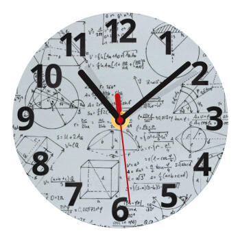 Γεωμετρία, Ρολόι τοίχου γυάλινο (20cm)