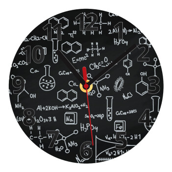 Χημεία, Ρολόι τοίχου γυάλινο (20cm)