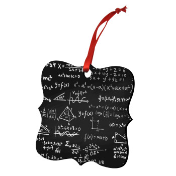 Algevra, Christmas ornament polygon wooden 7.5cm