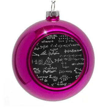 Algevra, Purple Christmas tree ornament bauble 8cm