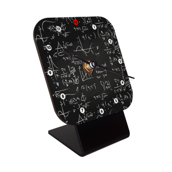 Μαθηματικά, Επιτραπέζιο ρολόι ξύλινο με δείκτες (10cm)