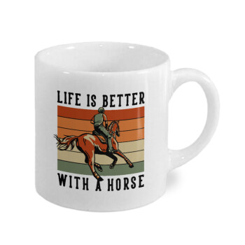 Life is Better with a Horse, Κουπάκι κεραμικό, για espresso 150ml
