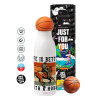 Bascetball Metal mug thermos, double wall, 550ml