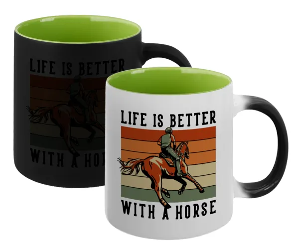 Life is Better with a Horse — Μαγική εσωτερικό πράσινη