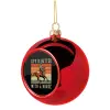Christmas tree ball Red 8cm