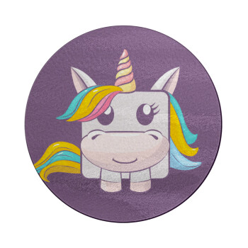 Unicorns cube, Επιφάνεια κοπής γυάλινη στρογγυλή (30cm)