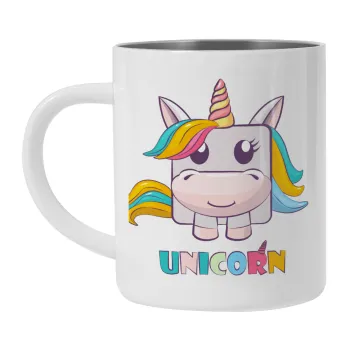 Unicorns cube, Κούπα Ανοξείδωτη διπλού τοιχώματος 300ml