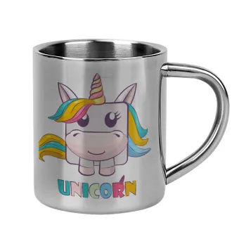 Unicorns cube, Κούπα Ανοξείδωτη διπλού τοιχώματος 300ml