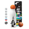 Bascetball Metal mug thermos, double wall, 550ml