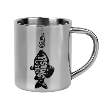 Fishing is fun, Κούπα Ανοξείδωτη διπλού τοιχώματος 300ml